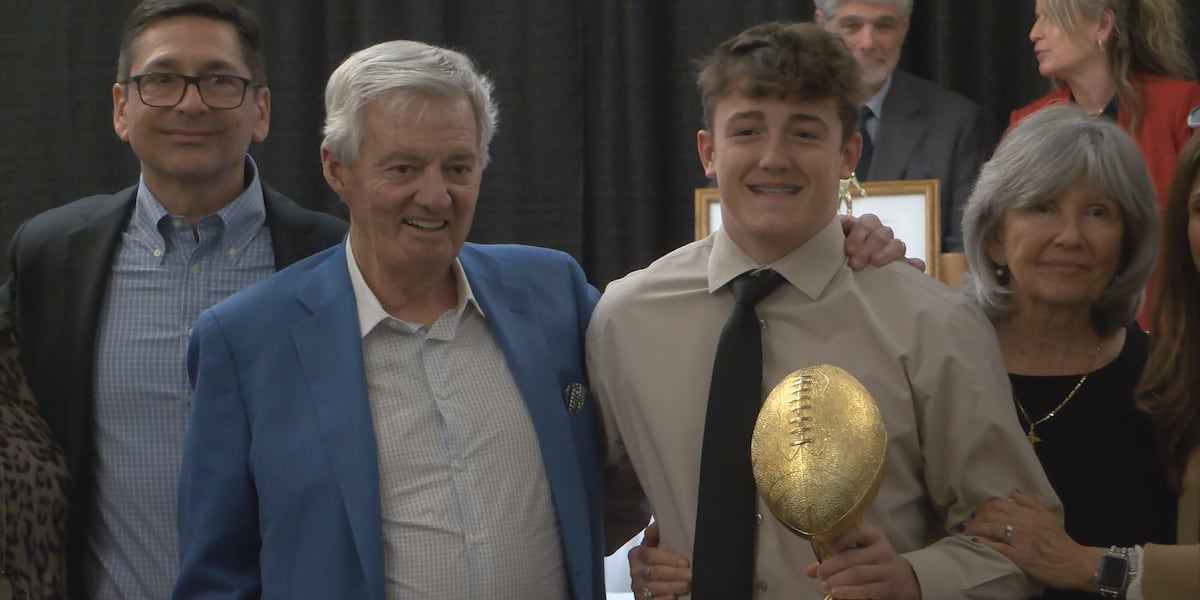 Francis Loria Rohrig named Loria Award winner at 40th annual Frank Loria Awards Banquet