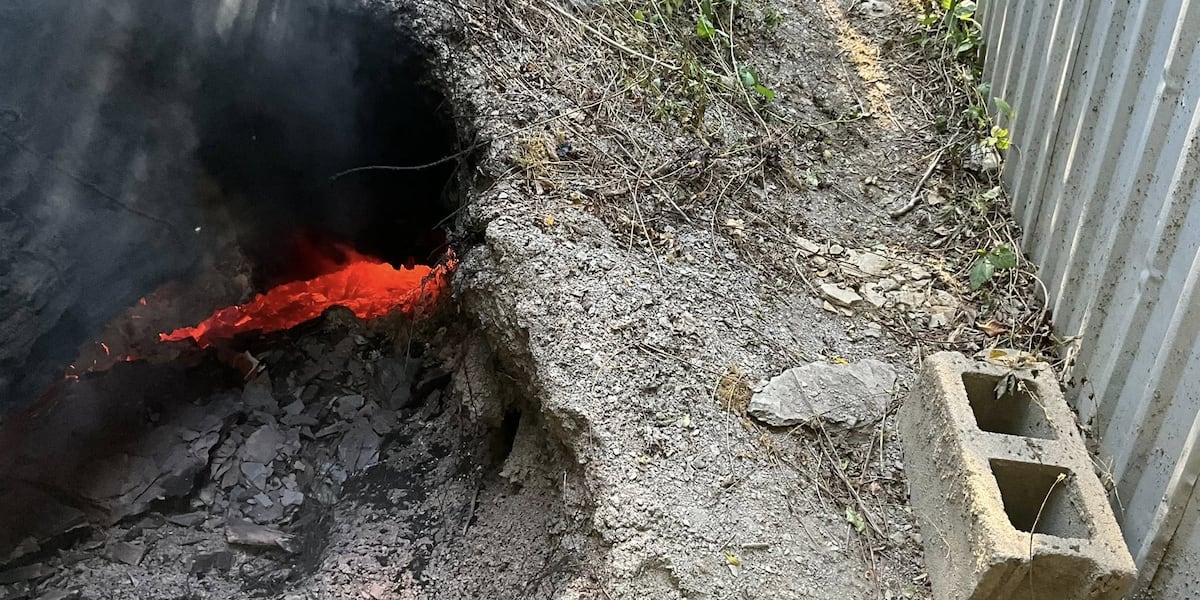 Coal-seam fire opens up behind White Hall business causing 700-degree ...