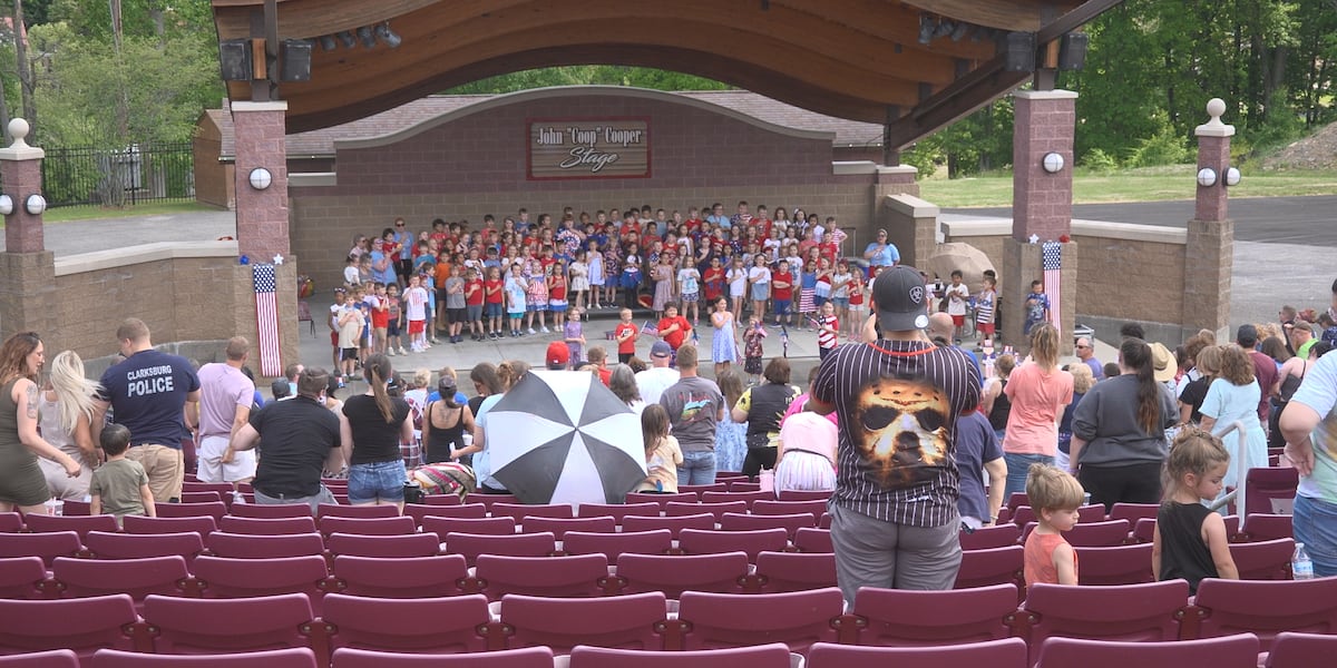 Nutter Fort Elementary first graders perform annual America program