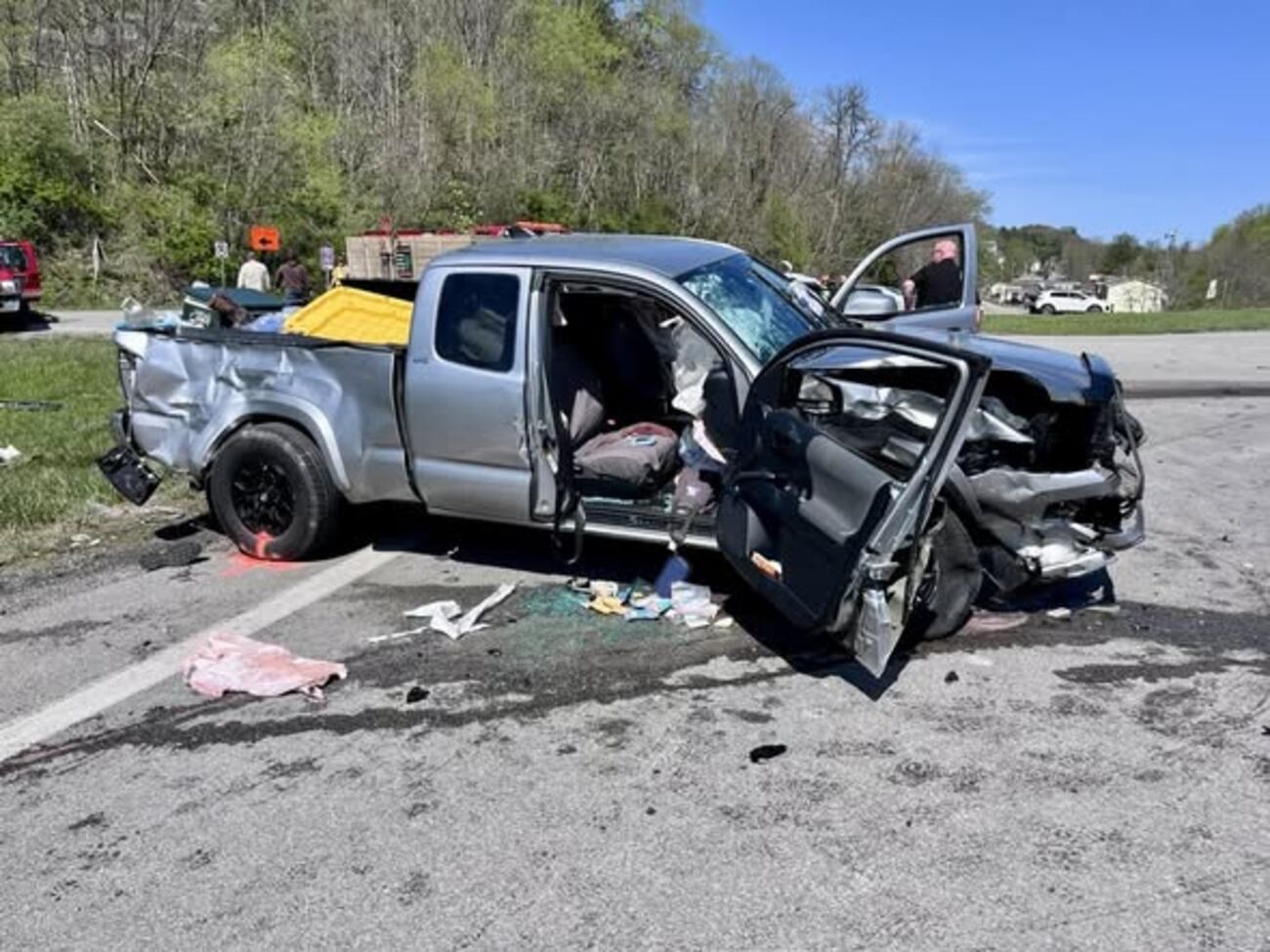 Transported 3 patients transported after vehicle accident on Route 50 in Harrison ...