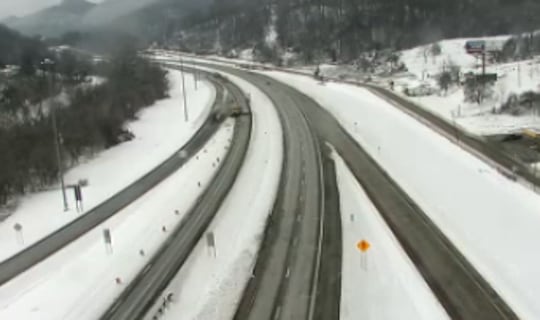 I-79 Northbound is closed at the Burnsville exit due to an 'expansion joint' issue.