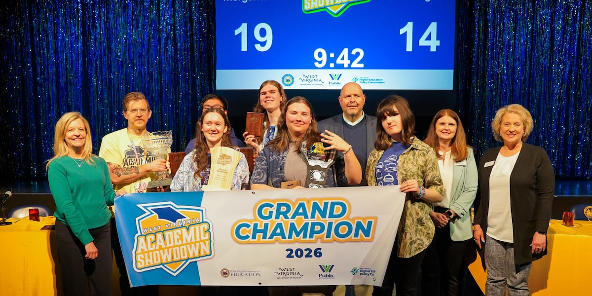 Morgantown High School named 2026 Academic Showdown Champion for fourth consecutive year