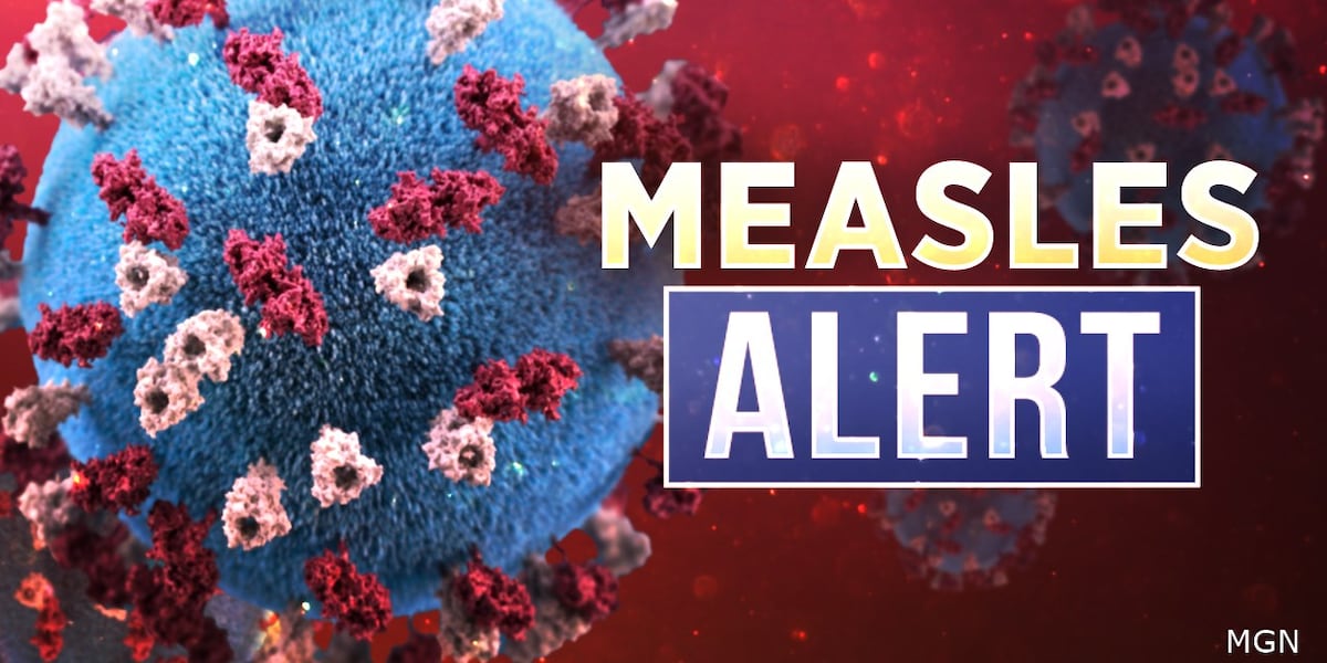 West Virginians may have been exposed to measles within past 8 days