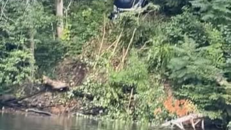 Granville Police Department responded to an SUV that rolled down embankment into Cheat Lake on...