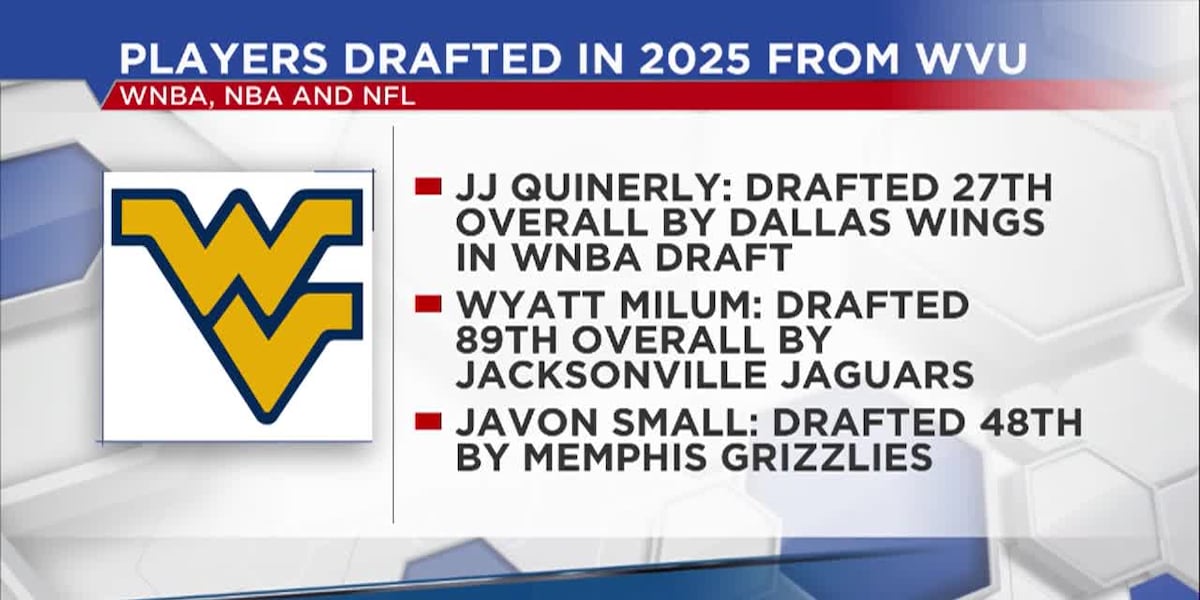 West Virginia makes short list of schools with a player drafted in NFL, NBA and WNBA Draft