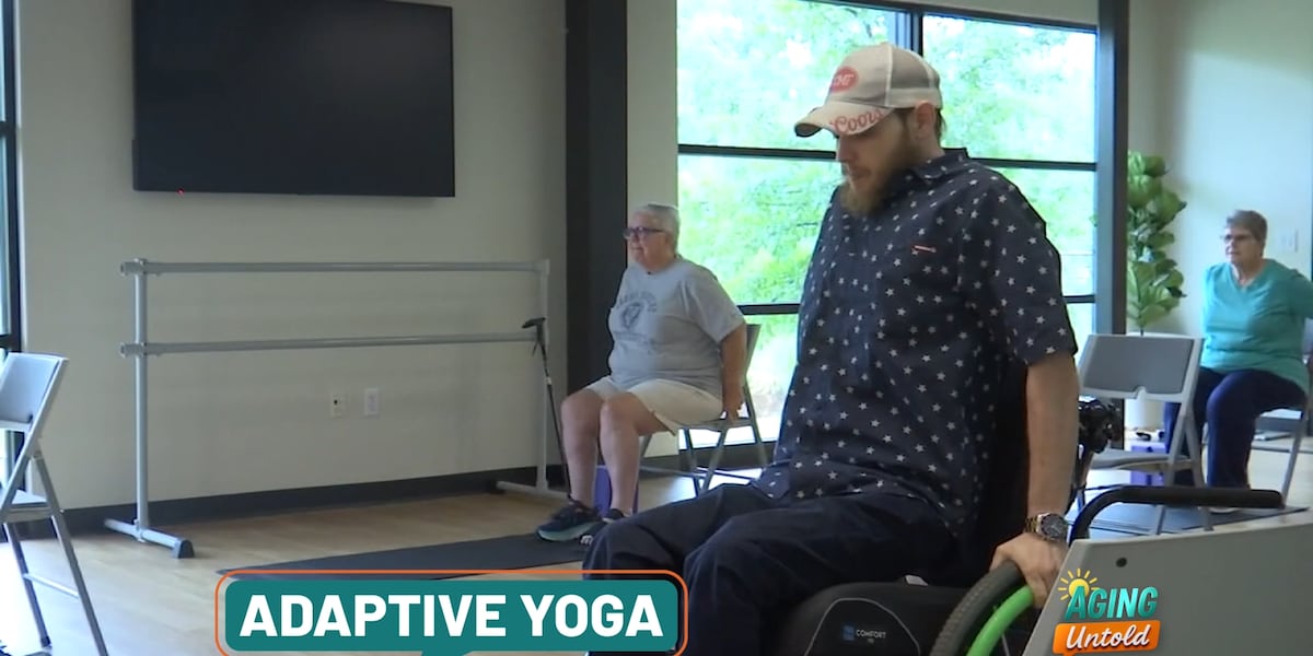 How adaptive yoga encourages people of all abilities to keep moving
