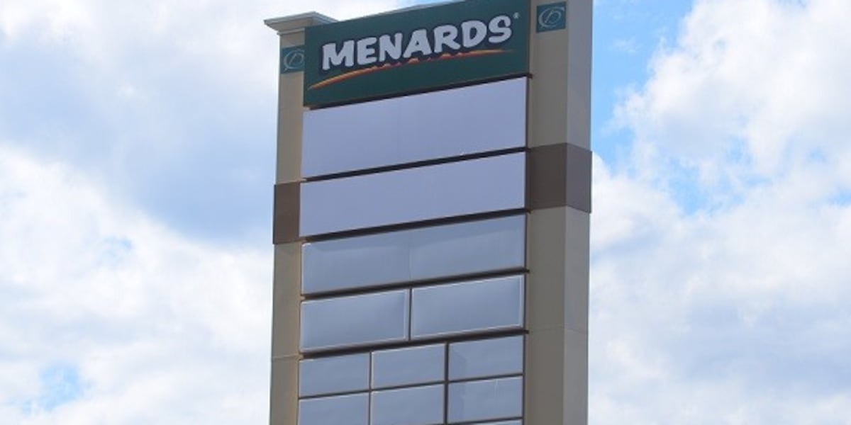 Menards R Massive Menards building essentially complete as developer talks ...