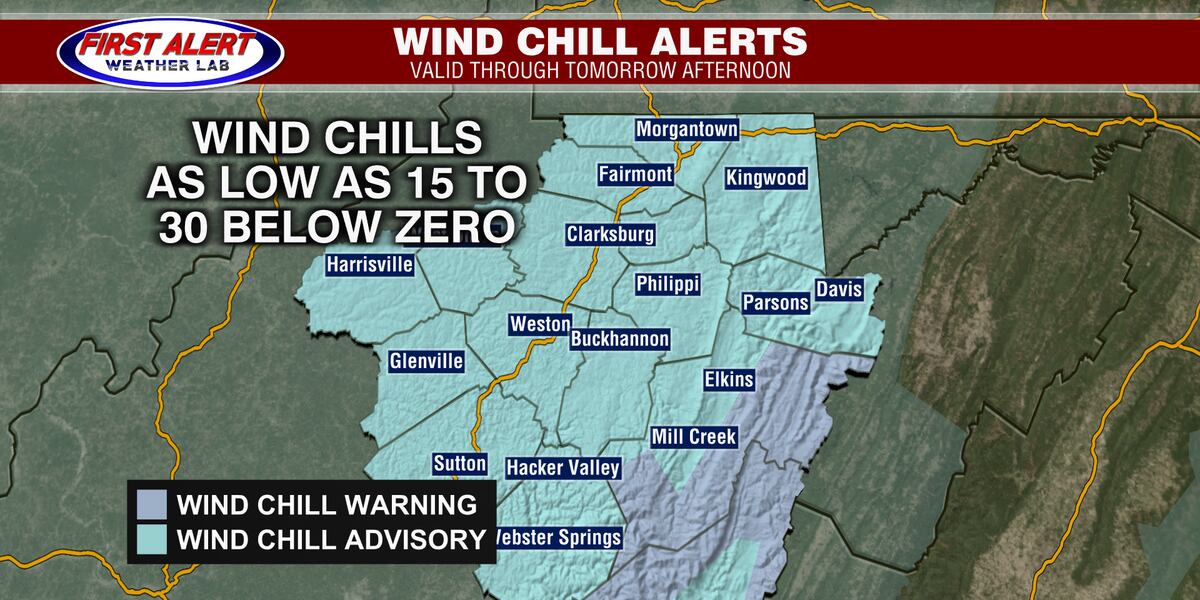 Bitter Wednesday FIRST ALERT: Bitter cold Wednesday morning, more snow Friday into Saturday