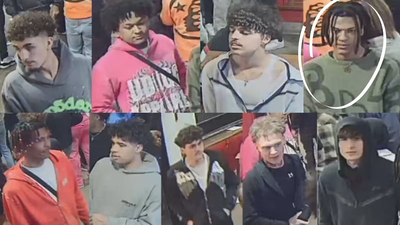 Dae'Sean Reeves, circled above, is the ninth and final man arrested for his role in a...