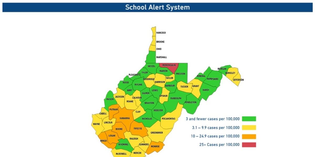 WVDE releases School Alert System Map update