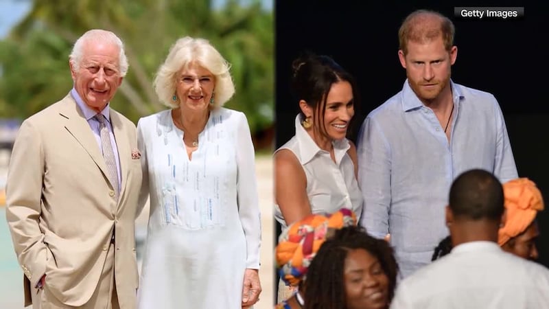 King Charles has reunited with Prince Harry, Meghan Markle, and their children. (CNN, GETTY...